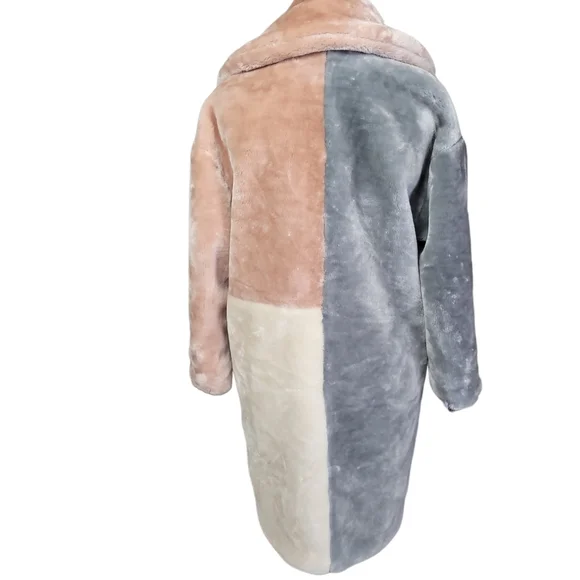 Topshop Colorblock Coat US 6 - Picture 3 of 10